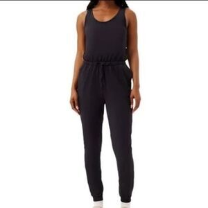 Girlfriend Collective Reset Scoopneck Jumpsuit Navy Blue Size L